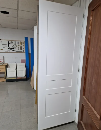 PUERTA PANTOGRAFIADA VACIODO 3 CUADROS DISTINTO NIVEL