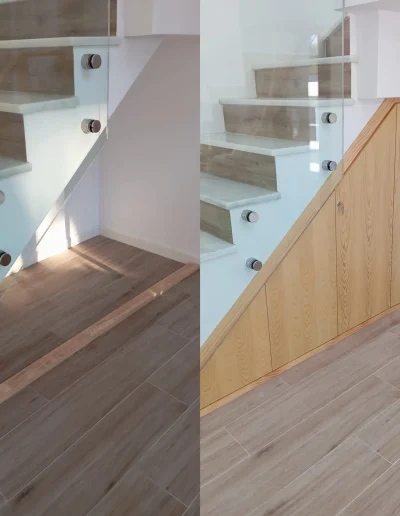 Antes y después | Hueco escalera